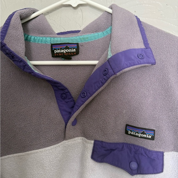 Patagonia Synchilla Pullover Women’s Large 1/4 snap - Picture 2 of 4